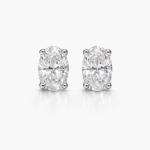 Oval Cut Lab Diamond Stud Earrings