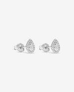 Pear Lab Diamond Halo Studs Dubai