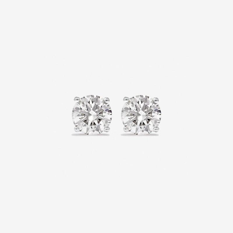 Round Diamond stud earrings Dubai
