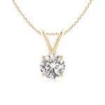 Solitaire Diamond Pendant Dubai
