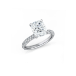 Cushion Cut Diamond Engagement Ring Dubai