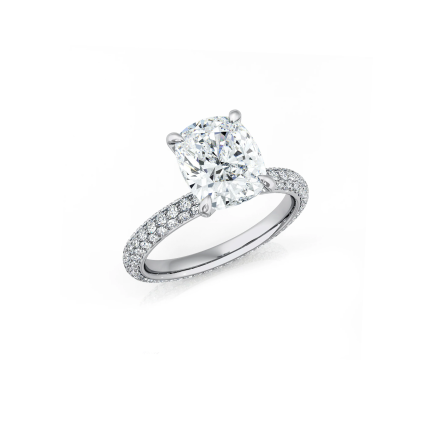 Cushion Cut Diamond Engagement Ring