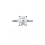 Cushion Cut Diamond Engagement Ring Dubai