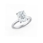 Cushion Cut Lab Diamond Ring