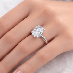 Cushion Cut Lab Diamond Ring Dubai UAE
