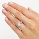 Lab Diamond Hidden Halo Ring Dubai UAE