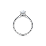 Oval Diamond Engagement Ring side