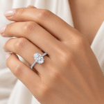 Oval Lab Diamond Engagement Ring Dubai UAE