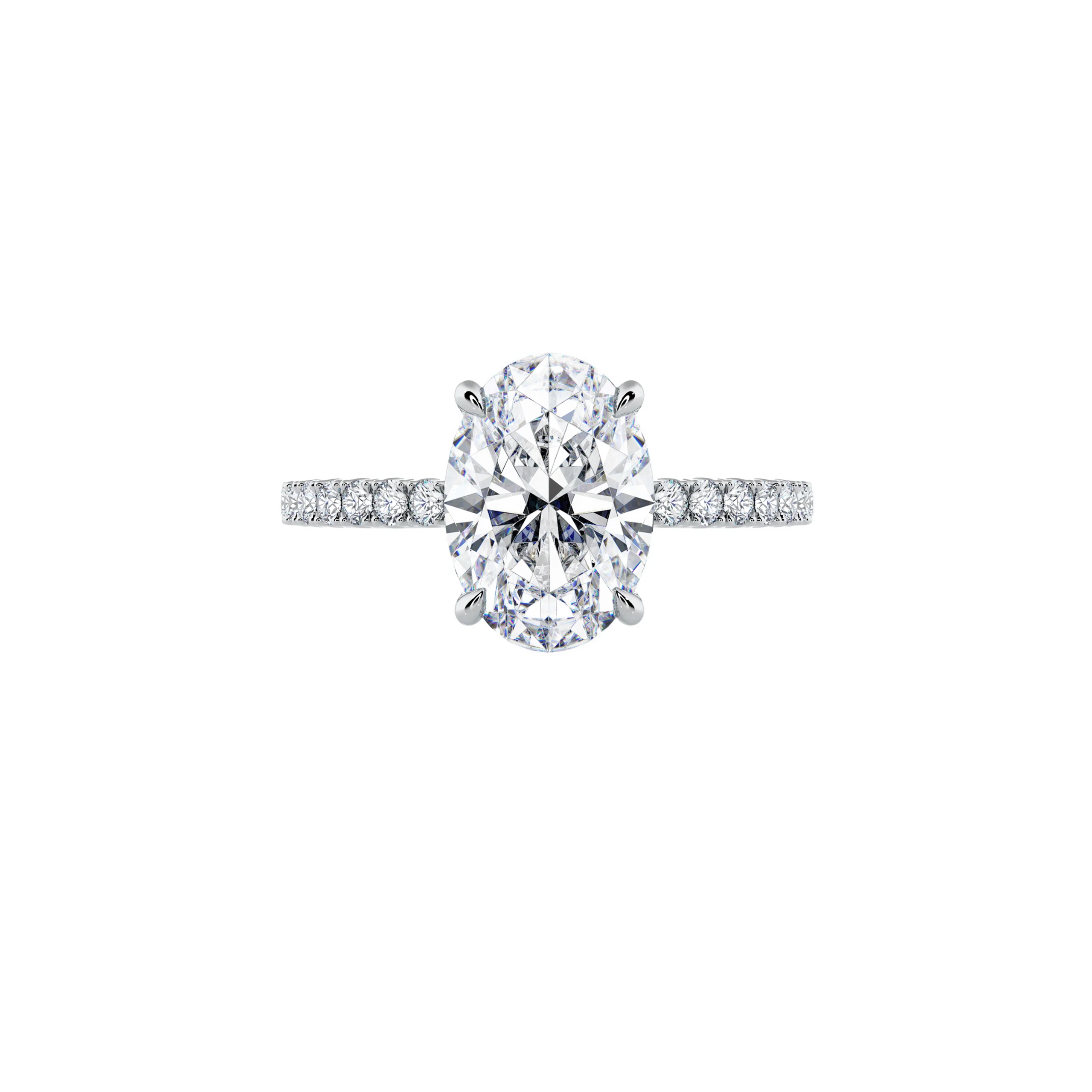Oval Lab Diamond Engagement Ring Dubai Oval Lab Diamond Engagement Ring Dubai
