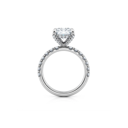 Radiant Cut Diamond Engagement Ring side