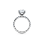 Radiant Cut Diamond Engagement Ring side