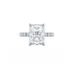 Radiant Cut Lab Diamond Engagement Ring Dubai