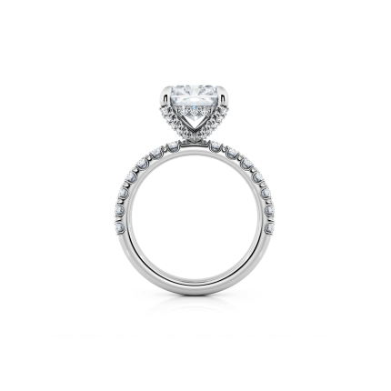 Radiant Cut Lab Diamond Engagement Ring UAE