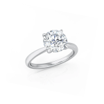 Solitaire Lab Round Diamond ring