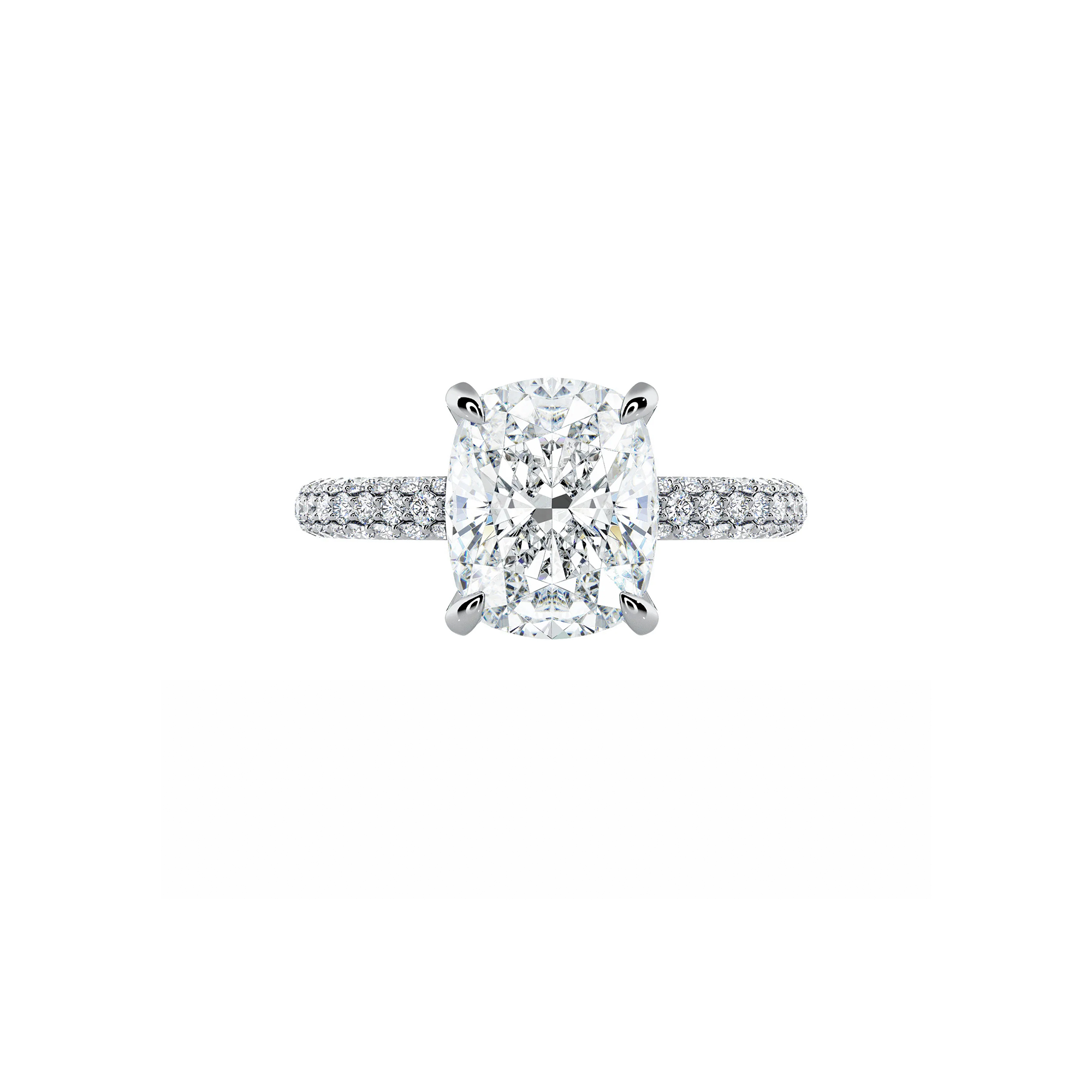 Cushion Cut Lab Diamond Engagement Ring Dubai Cushion Cut Lab Diamond Engagement Ring Dubai