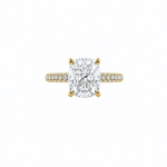 Cushion Cut Lab Diamond Engagement Ring UAE
