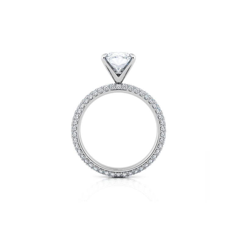 Cushion Cut Lab Diamond Engagement Ring UAE