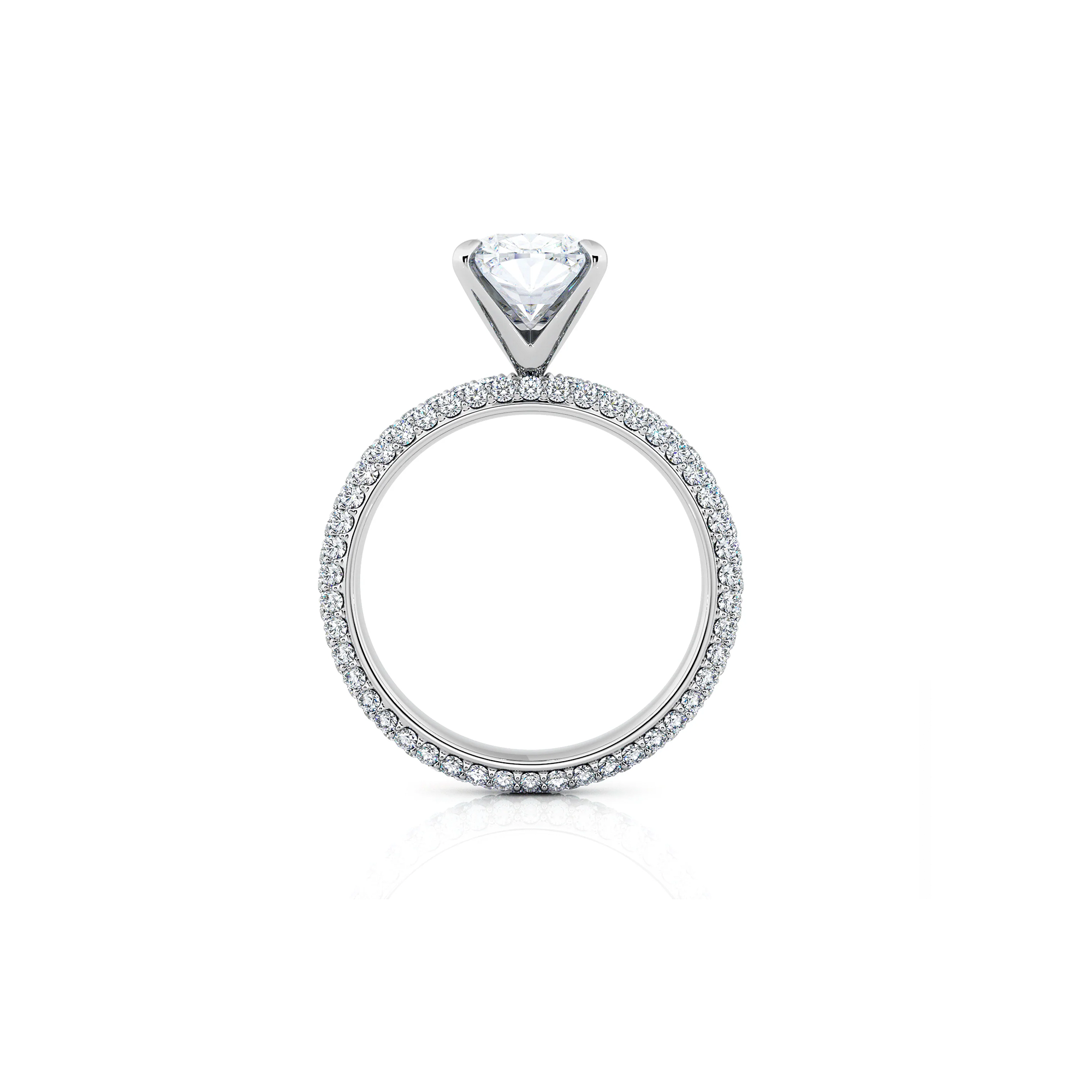 Cushion Cut Lab Diamond Engagement Ring UAE Cushion Cut Lab Diamond Engagement Ring UAE