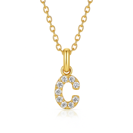 C Letter Pendant