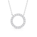 Circle Diamond Pendant