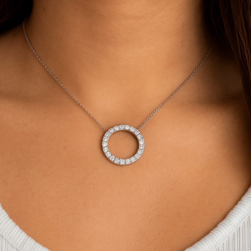 Circle Diamond Pendant Dubai