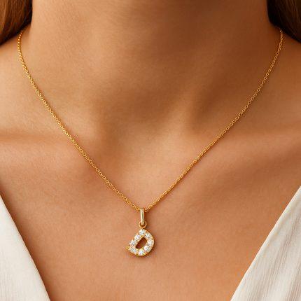D Letter Pendant Dubai