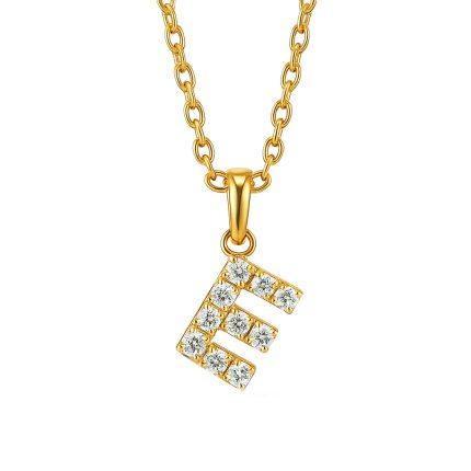 E Letter Pendant