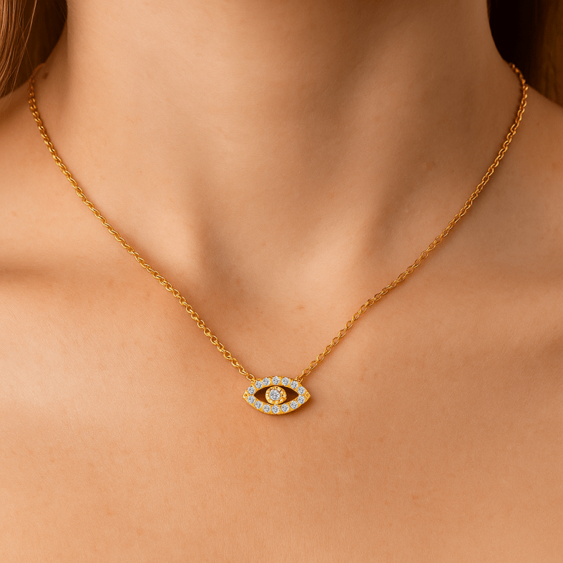 Evil Eye Diamond Pendant Dubai