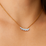 Marquise Diamond Wing Pendant Dubai
