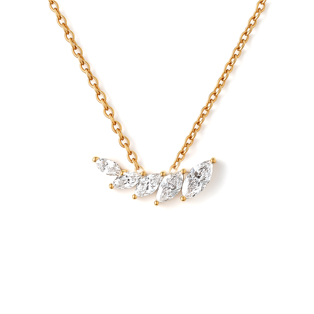 Marquise Diamond Wing Pendant Marquise Diamond Wing Pendant