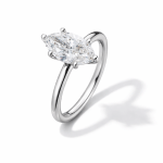 2 carat Marquise lab diamond ring