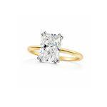 2 carat Radiant lab diamond ring Dubai