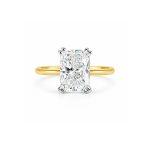 2 carat Radiant lab diamond ring Dubai UAE