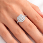 Diamond studded lab diamond ring Dubai