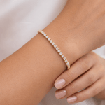 1 carat lab diamond tennis bracelet