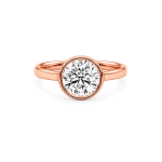 Bezel setting Lab Diamond ring UAE