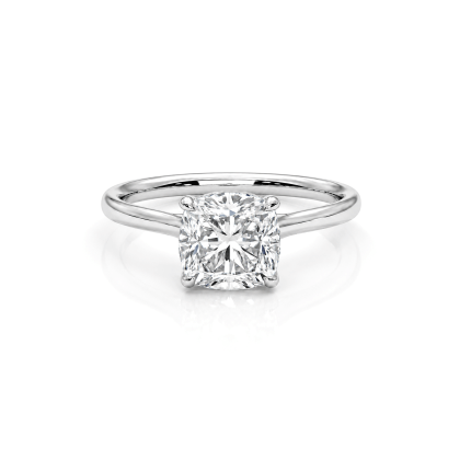 Cushion lab diamond ring Dubai