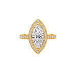 Marquise Lab Diamond engagement ring