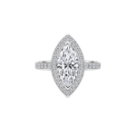 Marquise Lab Diamond engagement ring Dubai