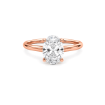 Oval lab diamond ring UAE