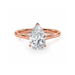 Pear Lab diamond solitaire ring UAE