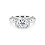 Round Lab diamond Fancy ring Dubai