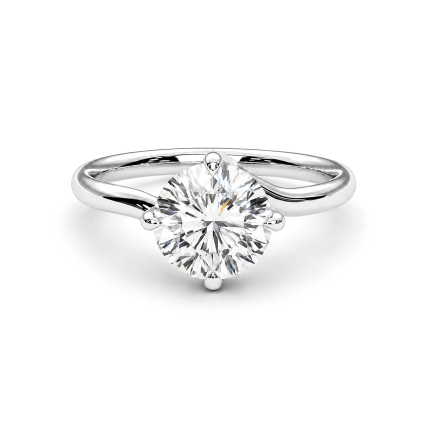 Twisted Lab diamond ring Dubai