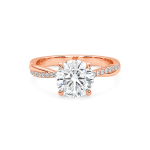 Twisted shanks lab diamond ring UAE