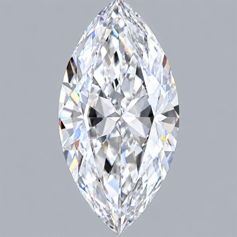 3.5 carat Marquise shape lab grown diamond