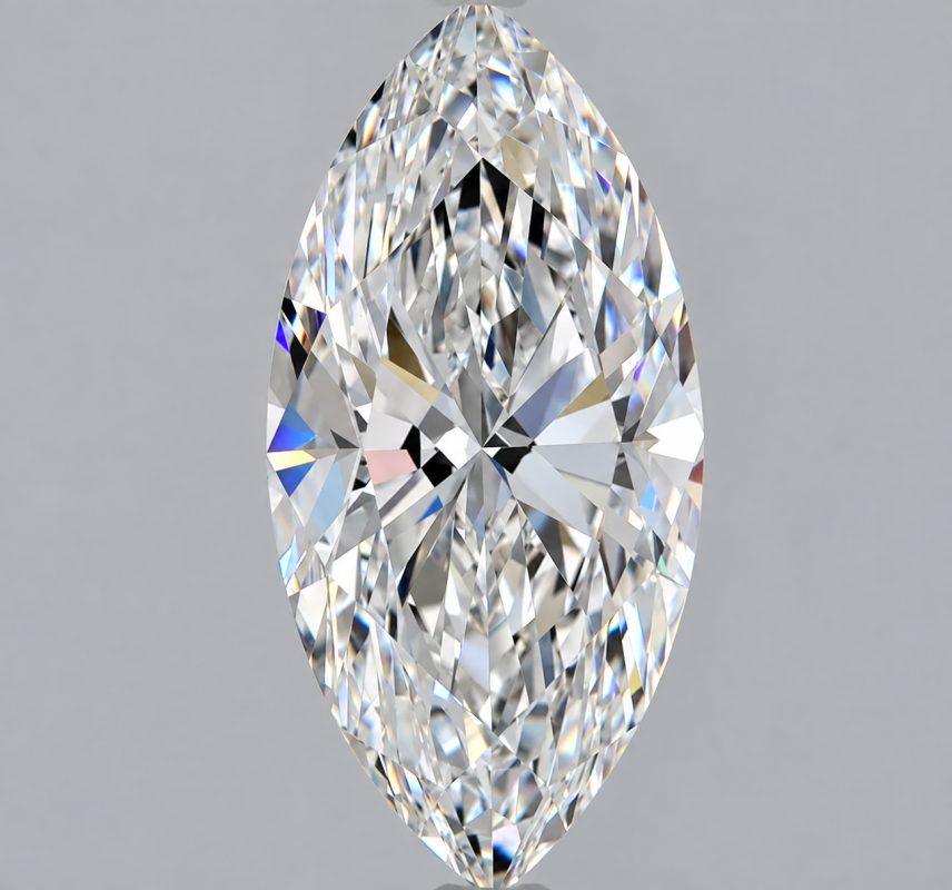 4 carat Marquise shape lab grown diamond