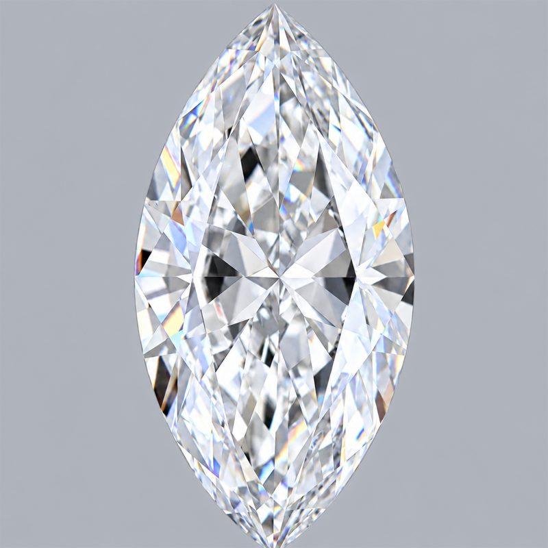 4.06 carat Marquise shape lab grown diamond