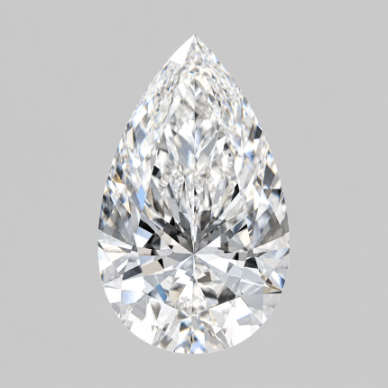 1.35 carat Pear shape lab grown diamond