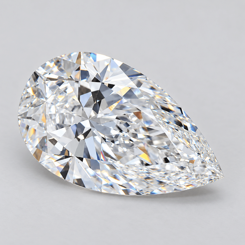 10 carat Pear shape lab grown diamond Dubai
