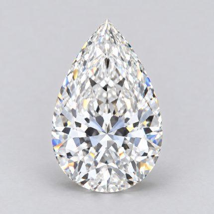 5 carat Pear shape lab grown diamond